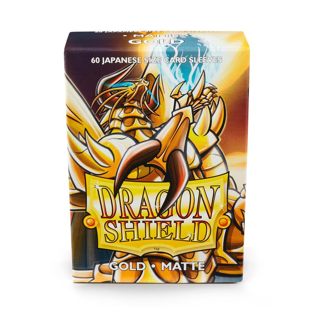 Dragon Shield: Japanese Size 60ct Sleeves - Gold (Matte) 