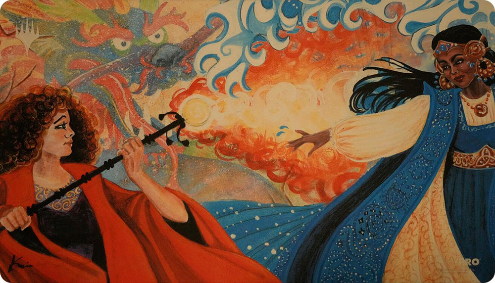 Ultra PRO: Playmat - Kaja Foglio (Hydroblast & Pyroblast) firmado