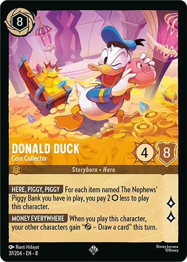 Donald Duck - Coin Collector (37/204) [Reign of Jafar]
