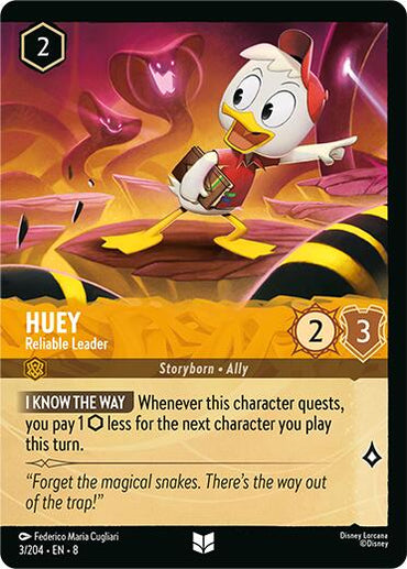 Huey - Reliable Leader (Cold Foil) (3/204) [Reign of Jafar]