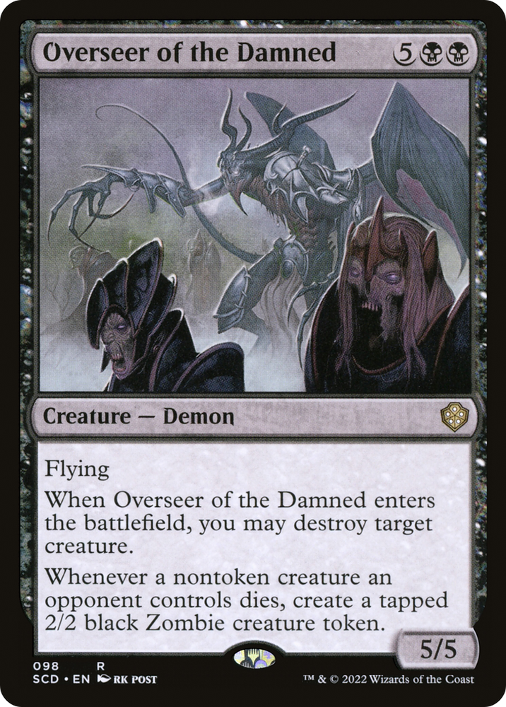 Overseer of the Damned [Starter Commander Decks] 