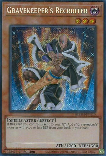 Gravekeeper's Recruiter [BLMM-EN110] Secret Rare