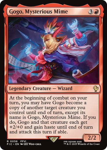 Gogo, Mysterious Mime (Surge Foil) [FINAL FANTASY Commander]