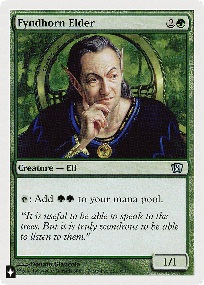 Fyndhorn Elder [The List Reprints]