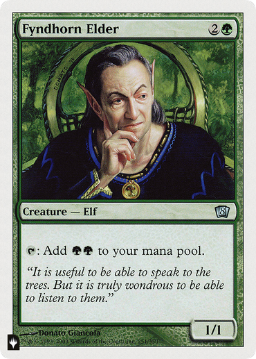 Fyndhorn Elder [The List Reprints] 