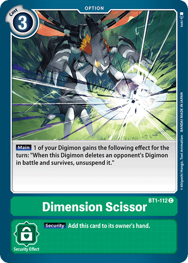Dimension Scissor [BT1-112] [Release Special Booster Ver.1.0] 