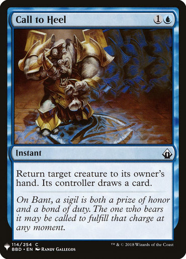 Call to Heel [Mystery Booster] 
