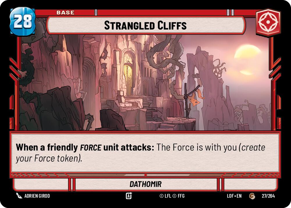 Strangled Cliffs // Experience (027/264 // T01/T03) (027/264 // T01/T03) [Legends of the Force]