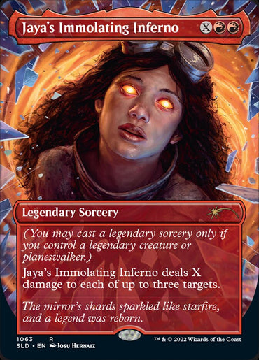 Jaya's Immolating Inferno (Borderless) [Secret Lair Drop Series] 