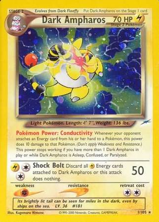 Dark Ampharos (1/105) [Neo Destiny Unlimited] 