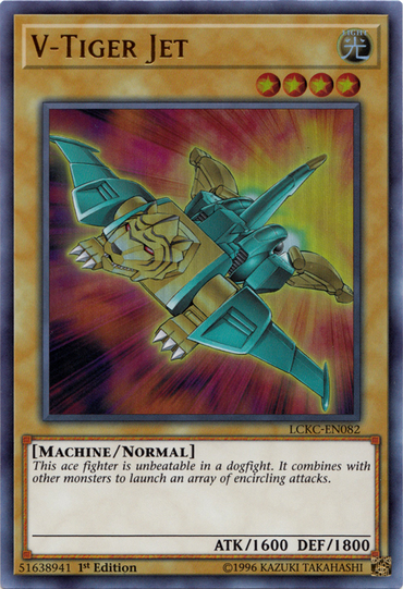 V-Tiger Jet [LCKC-EN082] Ultra Rare 