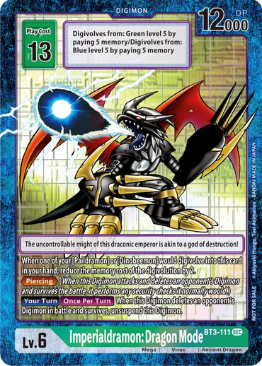 Imperialdramon: Dragon Mode [BT3-111] (Alternate Art) [Draconic Roar] 