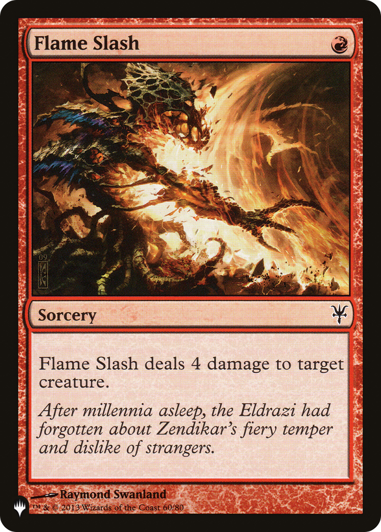 Flame Slash [The List Reprints] 