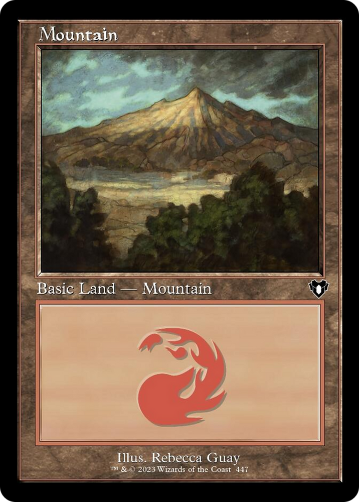 Mountain (447) (Retro) [Commander Masters] 