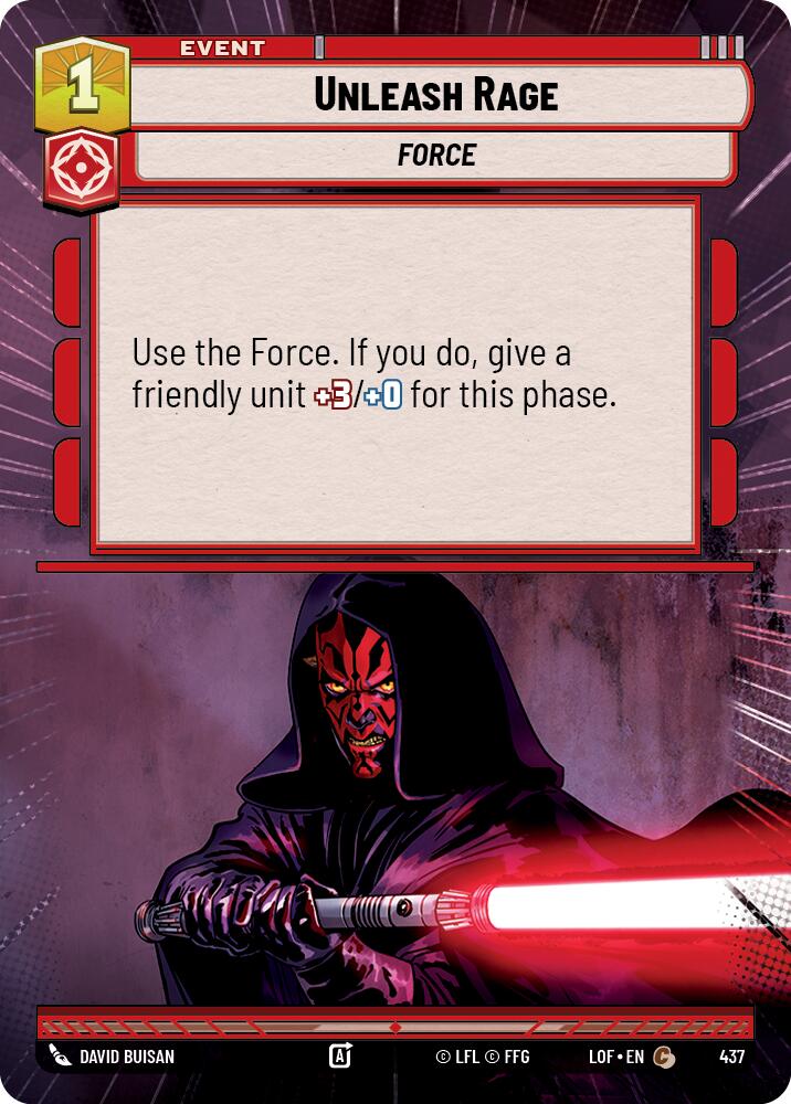 Unleash Rage (437) (Hyperspace) (437) [Legends of the Force]