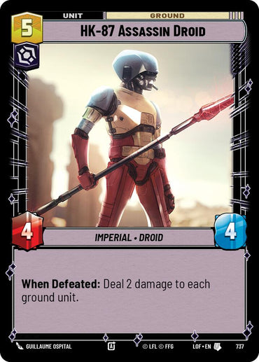 HK-87 Assassin Droid (737) (Foil) (737) [Legends of the Force]