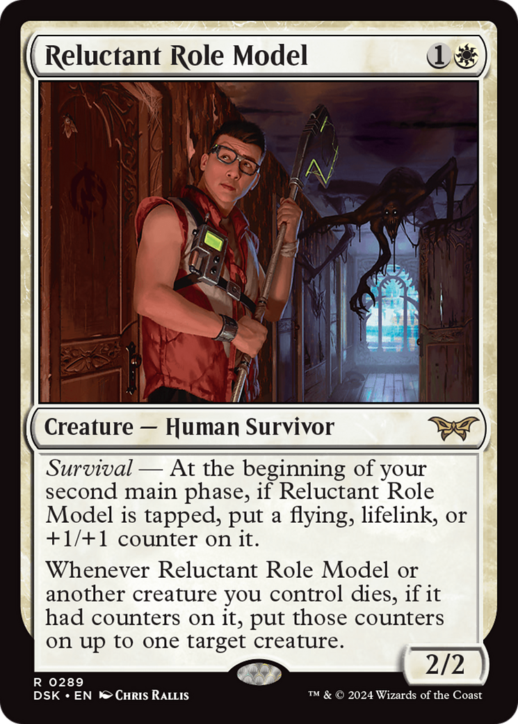 Reluctant Role Model (0289) [Duskmourn: House of Horror] 