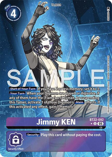 Jimmy KEN [BT22-092] (Alternate Art) [Cyber Eden]