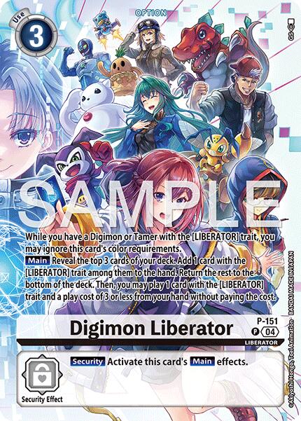 Digimon Liberator [P-151] (Digimon Liberator Debuggers Set) [Promotional Cards]