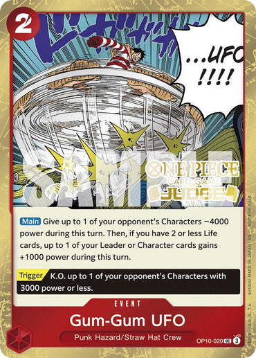 Gum-Gum UFO (Judge Pack Vol. 6) [One Piece Promotion Cards]