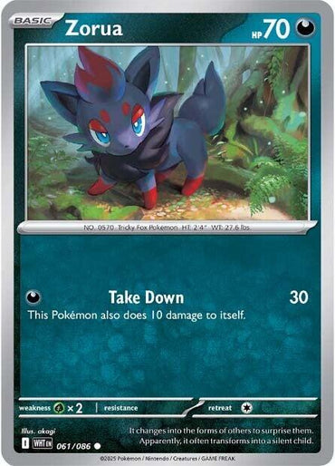 Zorua (061/086) [Scarlet & Violet: White Flare]