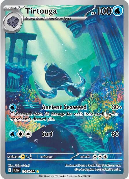 Tirtouga (106/086) [Scarlet & Violet: Black Bolt]