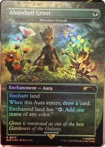 Abundant Groot - Abundant Growth (Rainbow Foil) [Secret Lair Drop Series] 