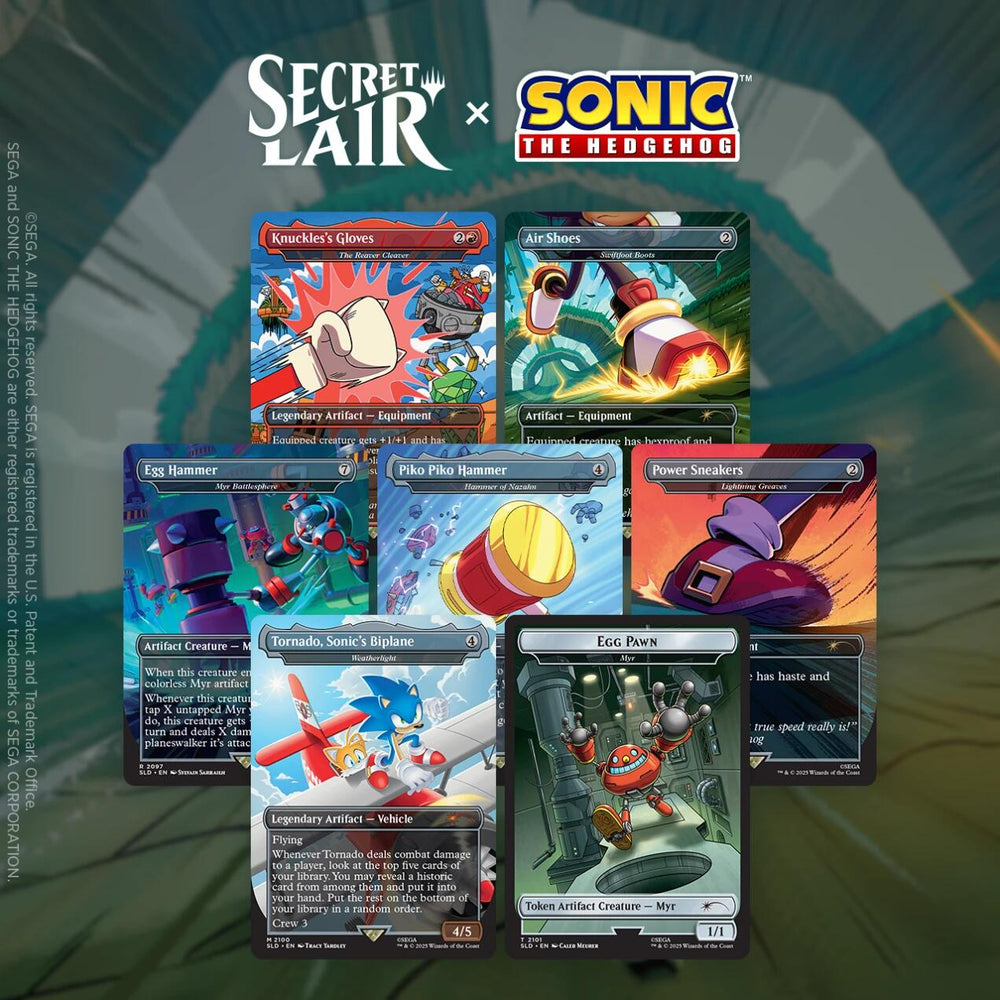 Secret Lair: Drop Series - Secret Lair x Sonic the Hedgehog (Turbo Gear - Non-Foil)