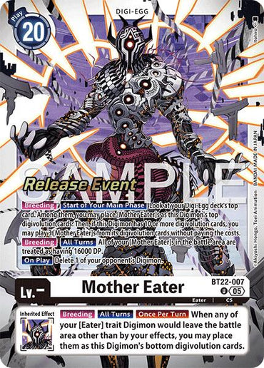 Mother Eater [BT22-007] [Cyber Eden Release Event Cards]