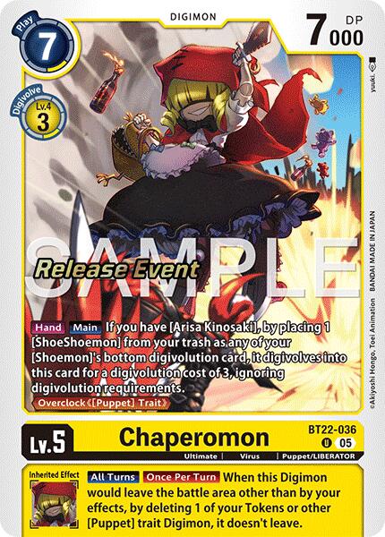 Chaperomon [BT22-036] [Cyber Eden Release Event Cards]