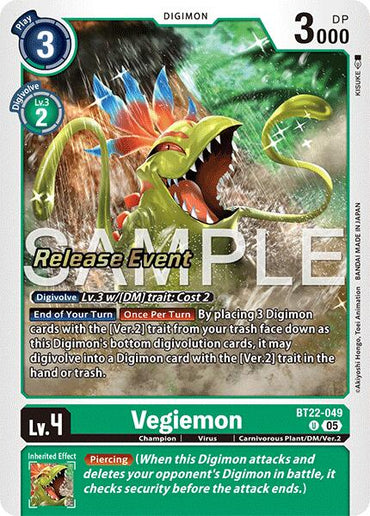Vegiemon [BT22-049] [Cyber Eden Release Event Cards]