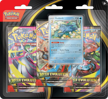 Pokemon TCG: Mega Evolution - 3 Pack Blister (Golduck)