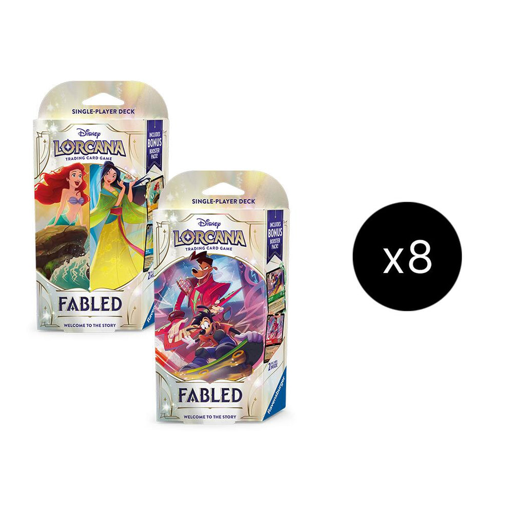 Disney Lorcana Fabled - Starter Deck Display