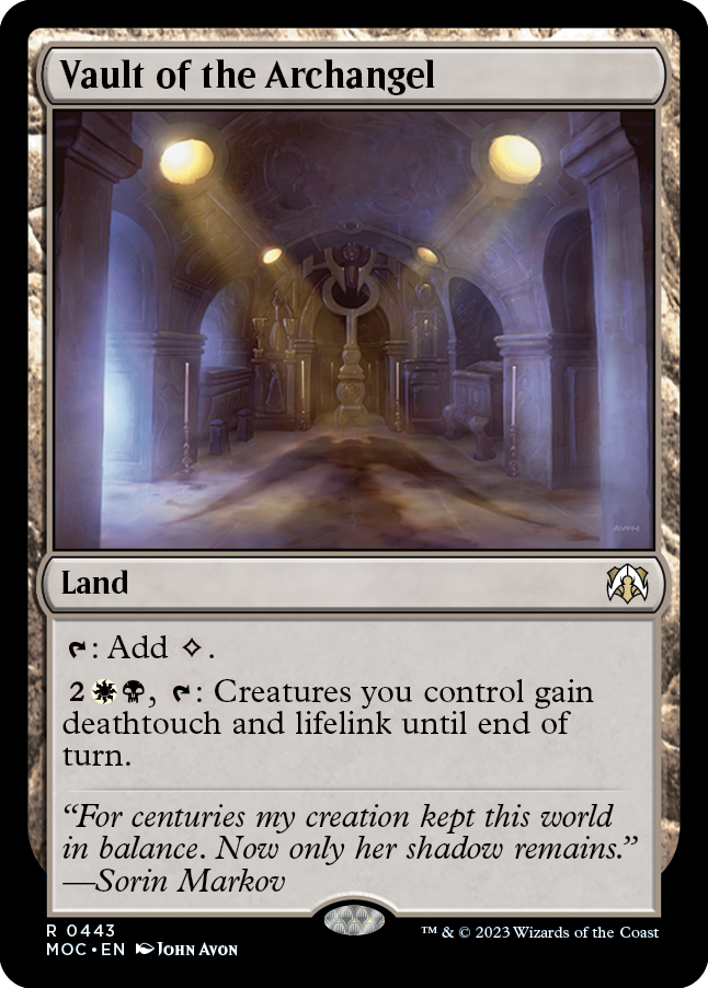 Vault of the Archangel [March of the Machine Commander] 