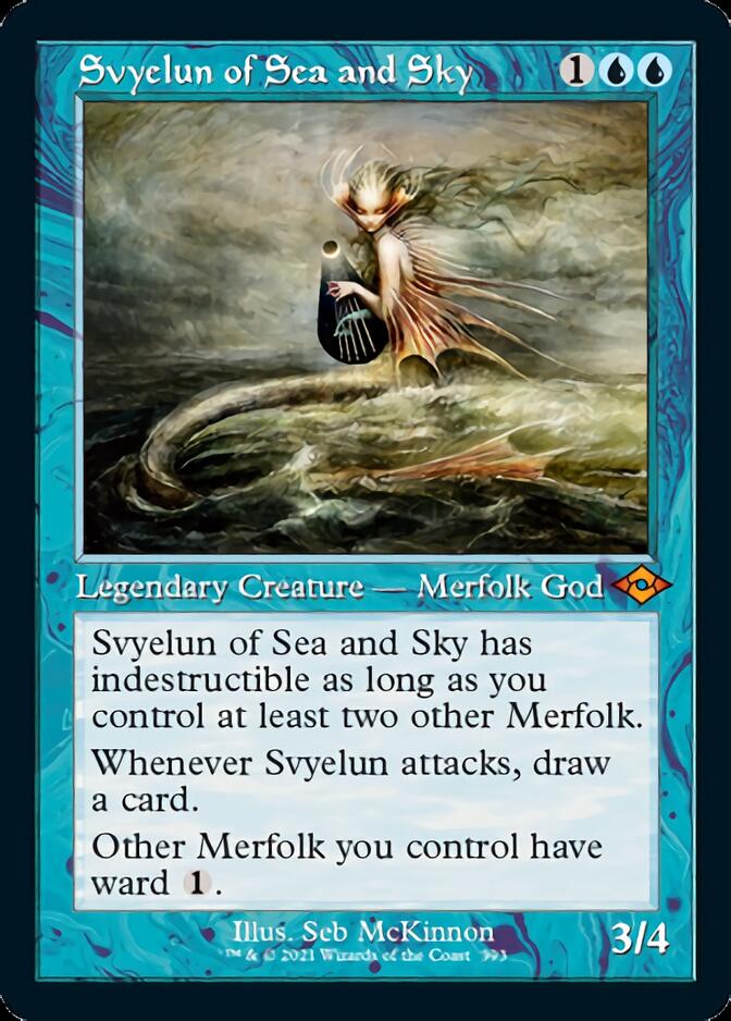 Svyelun of Sea and Sky (Retro Foil Etched) [Modern Horizons 2] 