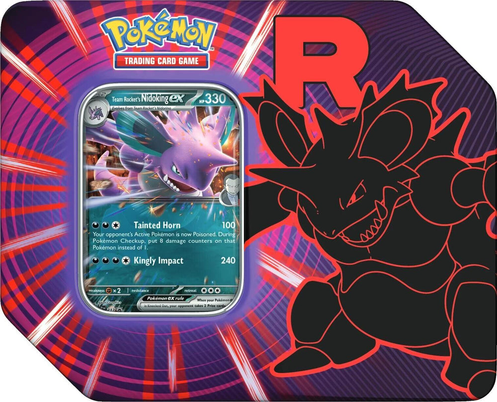 Team Rocket Tin (Team Rocket's Nidoking ex)
