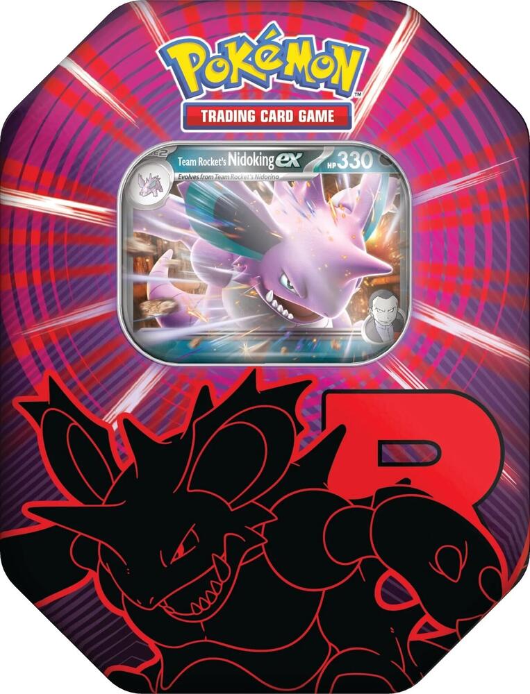 Team Rocket Tin (Team Rocket's Nidoking ex) [En Español]