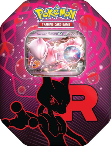 Team Rocket Tin (Team Rocket's Mewtwo ex) [En Español]