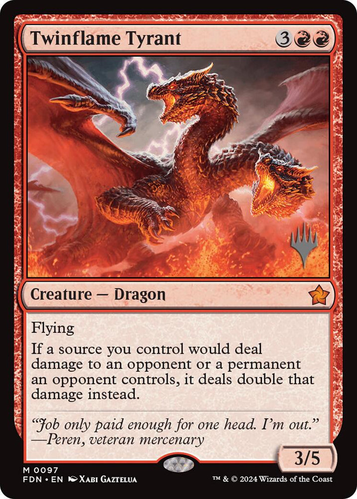 Twinflame Tyrant (Promo Pack) [Edge of Eternities Promo Pack]