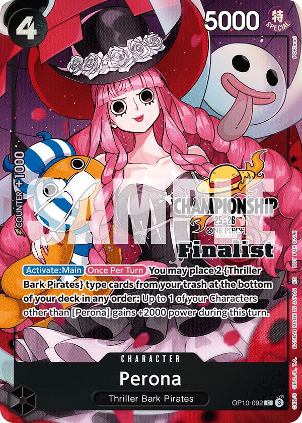 Perona (CS 25-26 Finalist Card Set 1) [One Piece Promotion Cards]