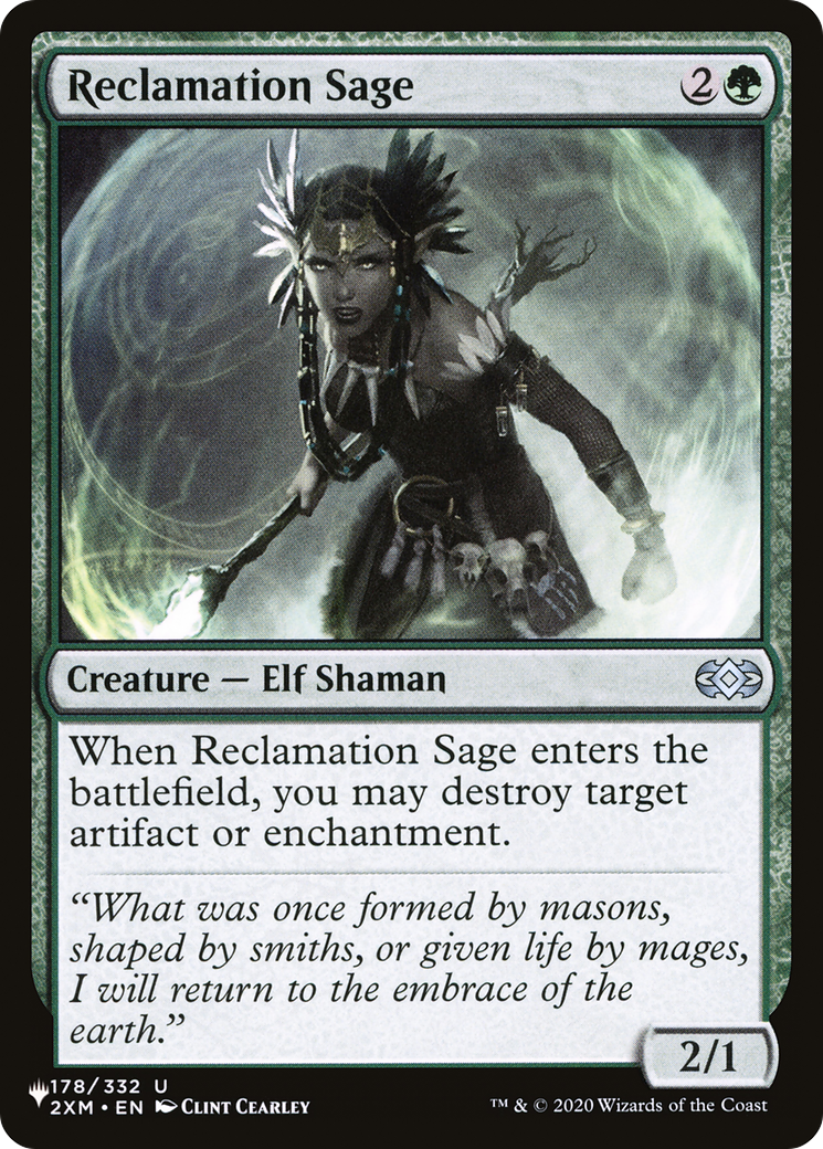 Reclamation Sage (2XM) [The List Reprints] 