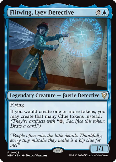 Flitwing, Lyev Detective [Mystery Booster: Commander Edition]