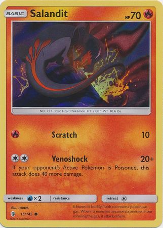 Salandit (15/145) (Collection Promo) [Sun &amp; Moon: Guardians Rising] 