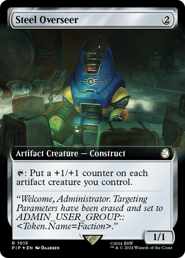 Steel Overseer (Extended Art) (Surge Foil) [Fallout] 