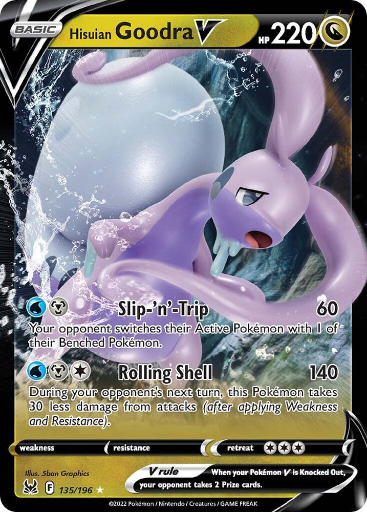Hisuian Goodra V (135/196) [Sword &amp; Shield: Lost Origin] 