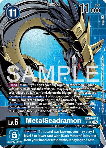 MetalSeadramon [EX10-012] (Alternate Art) [Sinister Order]