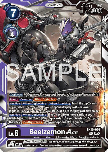 Beelzemon ACE [EX10-074] [Sinister Order]