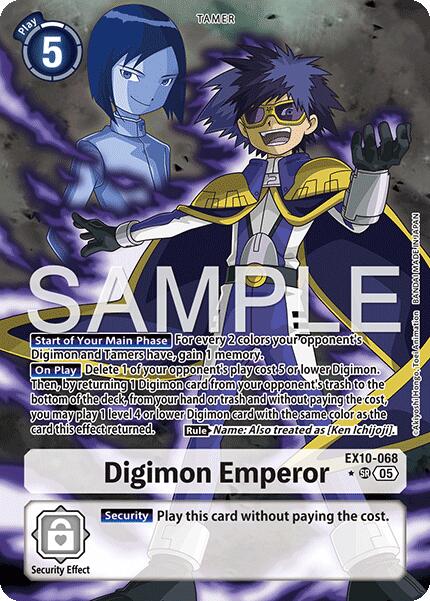 Digimon Emperor [EX10-068] (Alternate Art) [Sinister Order]