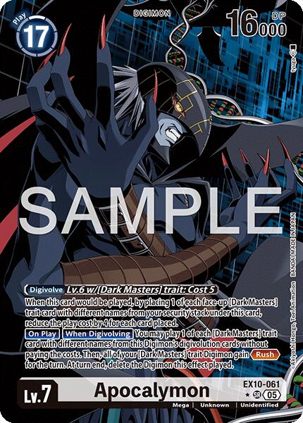 Apocalymon [EX10-061] (Alternate Art) [Sinister Order]