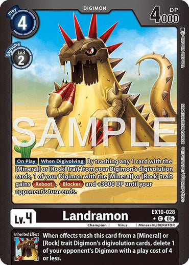 Landramon [EX10-028] (Limited Foil) [Sinister Order]